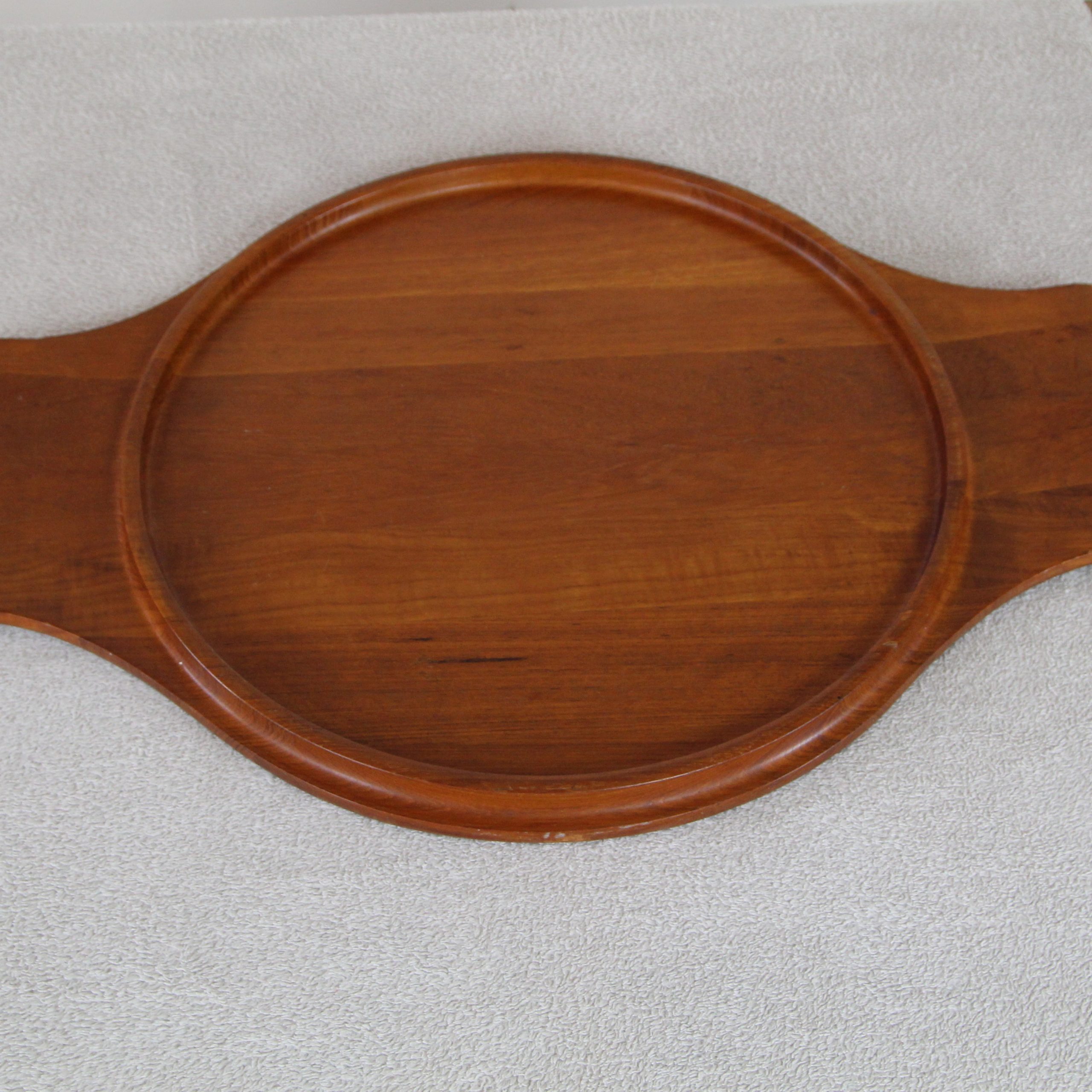 Large 67cm teak tray by Jens Harald Quistgaard