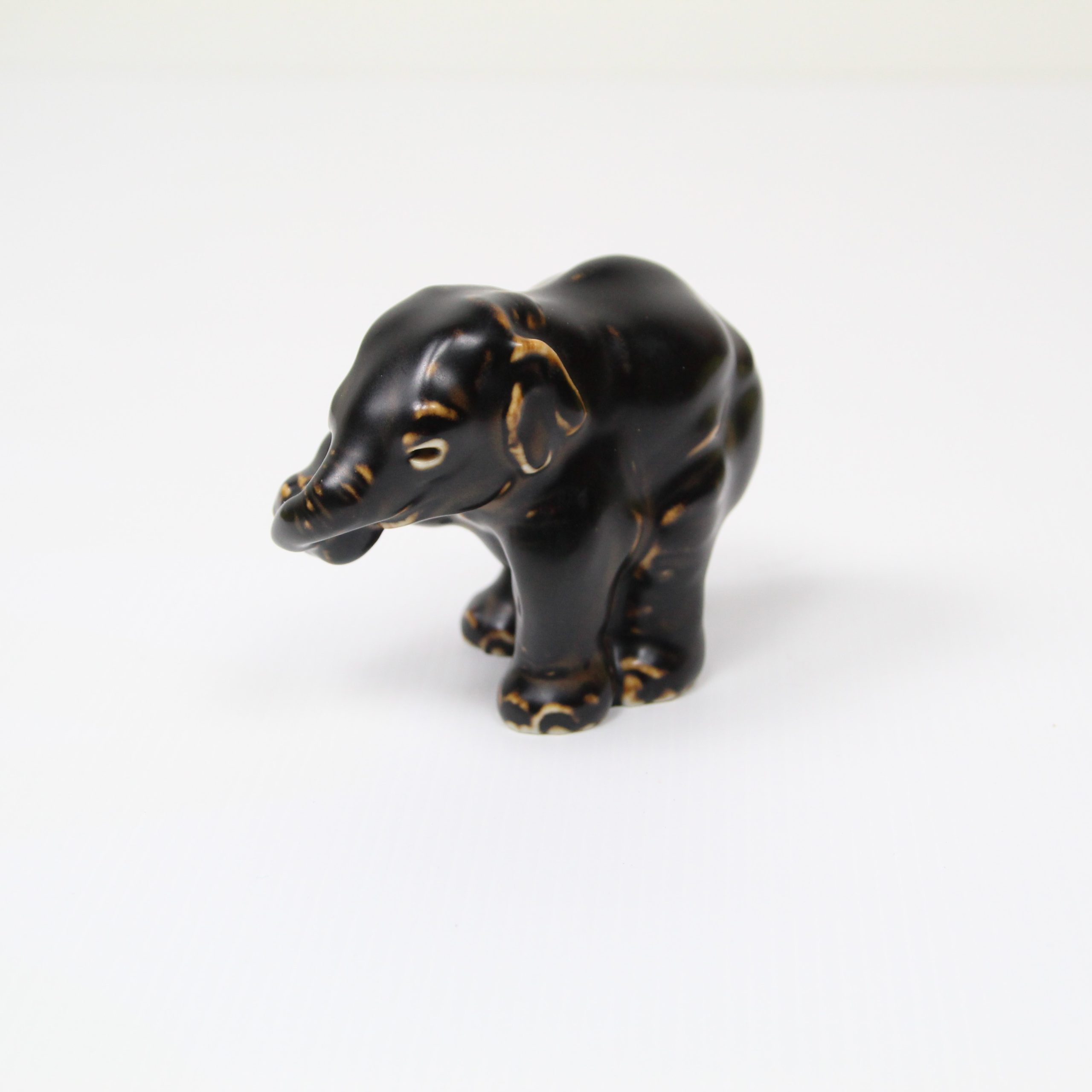 Elephant stoneware figurine 22741 by Jeanne Grut for Royal Copenhagen